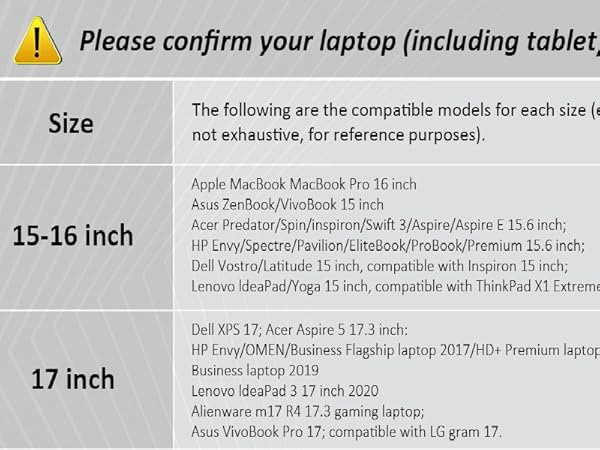 size picture of laptop bag