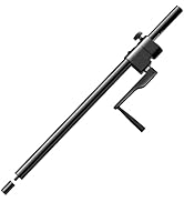 2 in 1 Speaker Pole Mount for Subwoofer Crank-Up Speaker Pole Heavy-Duty Adjustable 29.5-46 Inch ...