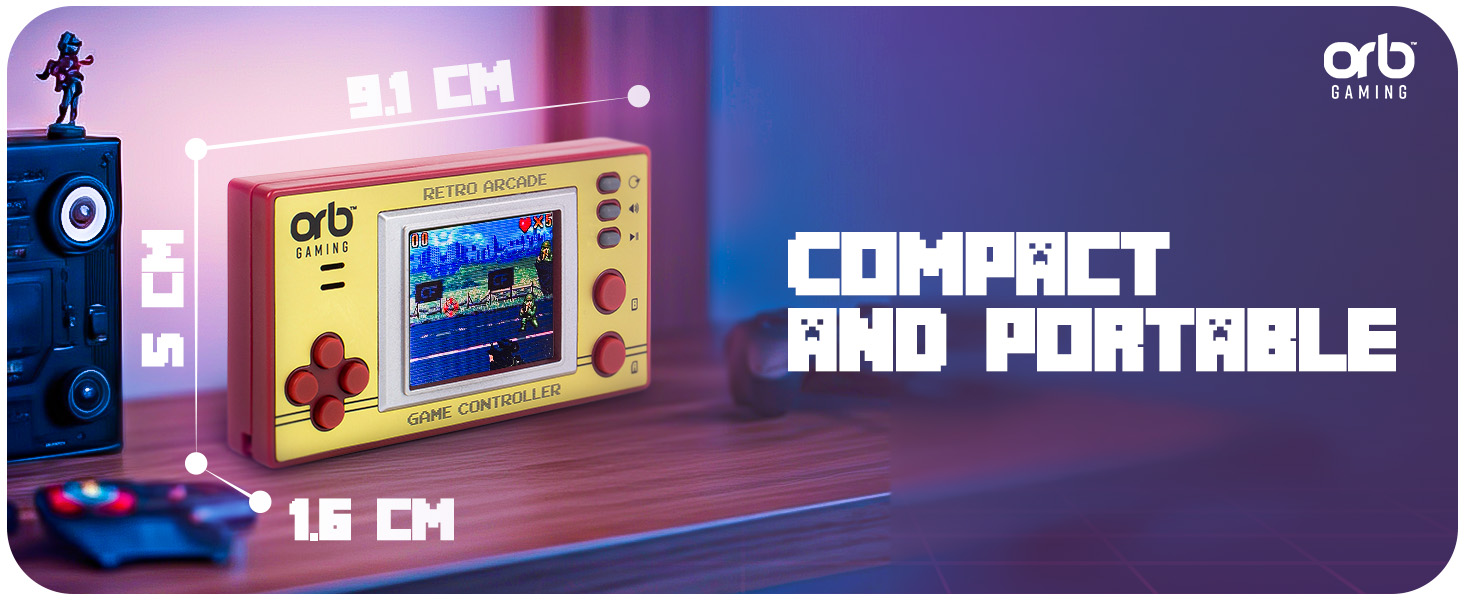 Mini Handheld Retro Arcade Console