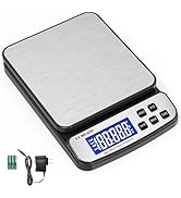 Digital Shipping Scale 110 lbs x 1g with Hold and Counting Function Mail Scale Postage Scale for ...