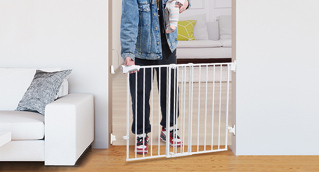 retractable baby gates child gates for doorways baby gate for stairs with banister and wall