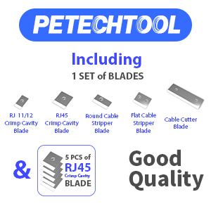 RJ45 Crimp Tool Kit-Blue