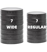 Bedgeta 14 Pack Black Plastic Mason Jar Lids with Silicone Rings, 7 Wide Mouth &amp; 7 Regular Mouth ...