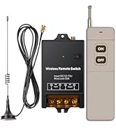 Meskliu 12v Wireless Remote Switch,DC12V/24V/48V/72V/30A Relay,Bi-Directional Wireless RF Switch ...