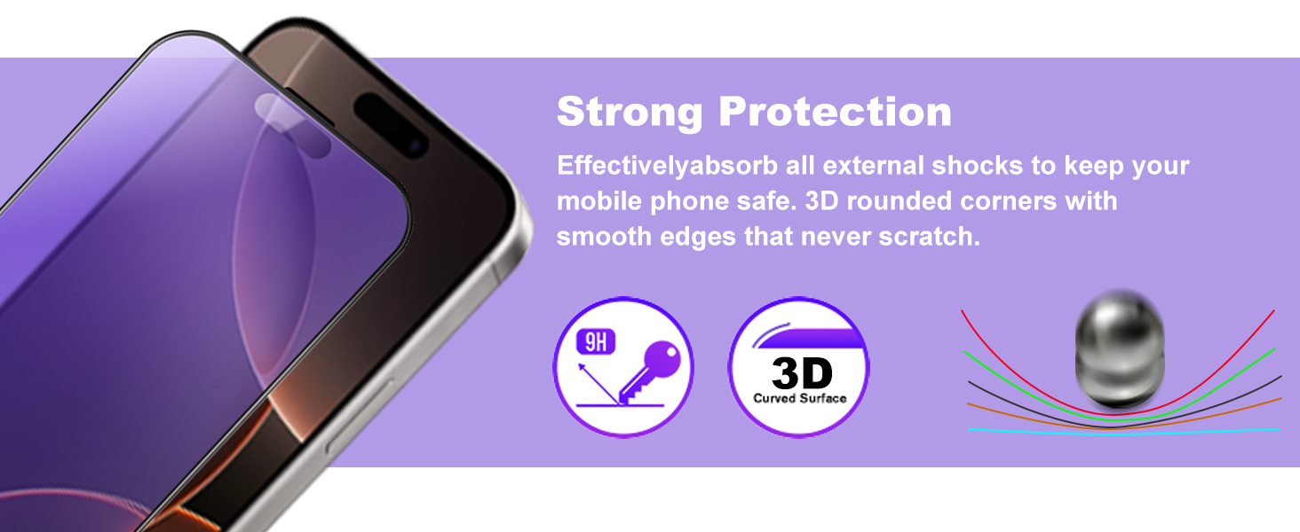 Anti Blue Light Matte Screen Protector for iPhone