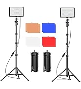 EMART LED Video Light 11 Brightness/4 Color Filters Dimmable Photography Continuous Table Top Lig...