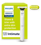 Philips Norelco OneBlade Intimate, Designed for Pubic Grooming, Trim &amp; Shave with Extra Skin Prot...