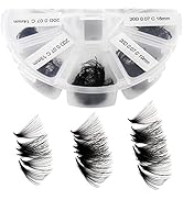 Premade Fans Short Stem 500 PCS 20D Eyelash Extensions 0.07mm C/D Curl 9-16mm Mixed WENDY LASHES ...