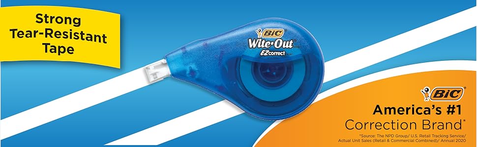 BIC Wite Out Brand EZ Correct Correction Banner