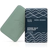 Oars + Alps Epsom Salt Men's Bar Soap, Made with Naturally Derived Ingredients and Dermatologist ...