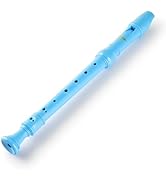 Sondery Soprano Recorder Instrument German Fingering Durable Beginner's Recorder Easy-to-Play Pla...
