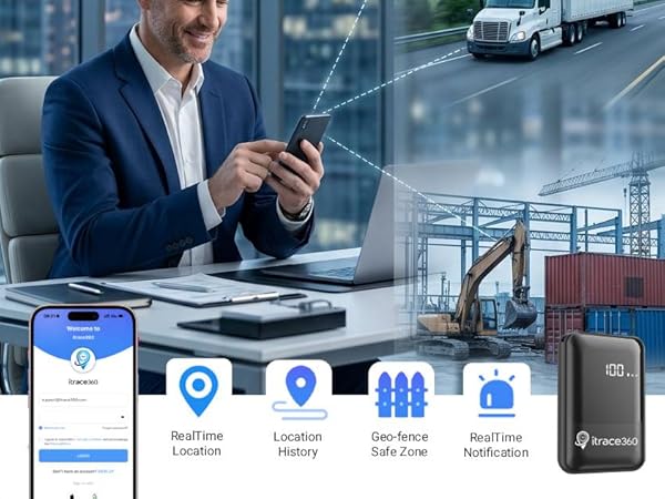 GPS tracker for vehicles, real time location, notification, geo-fence annd location history.