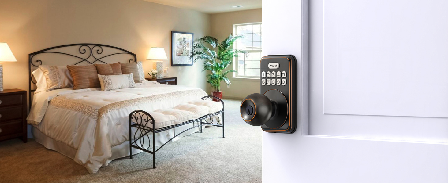 Door lock for bedroom