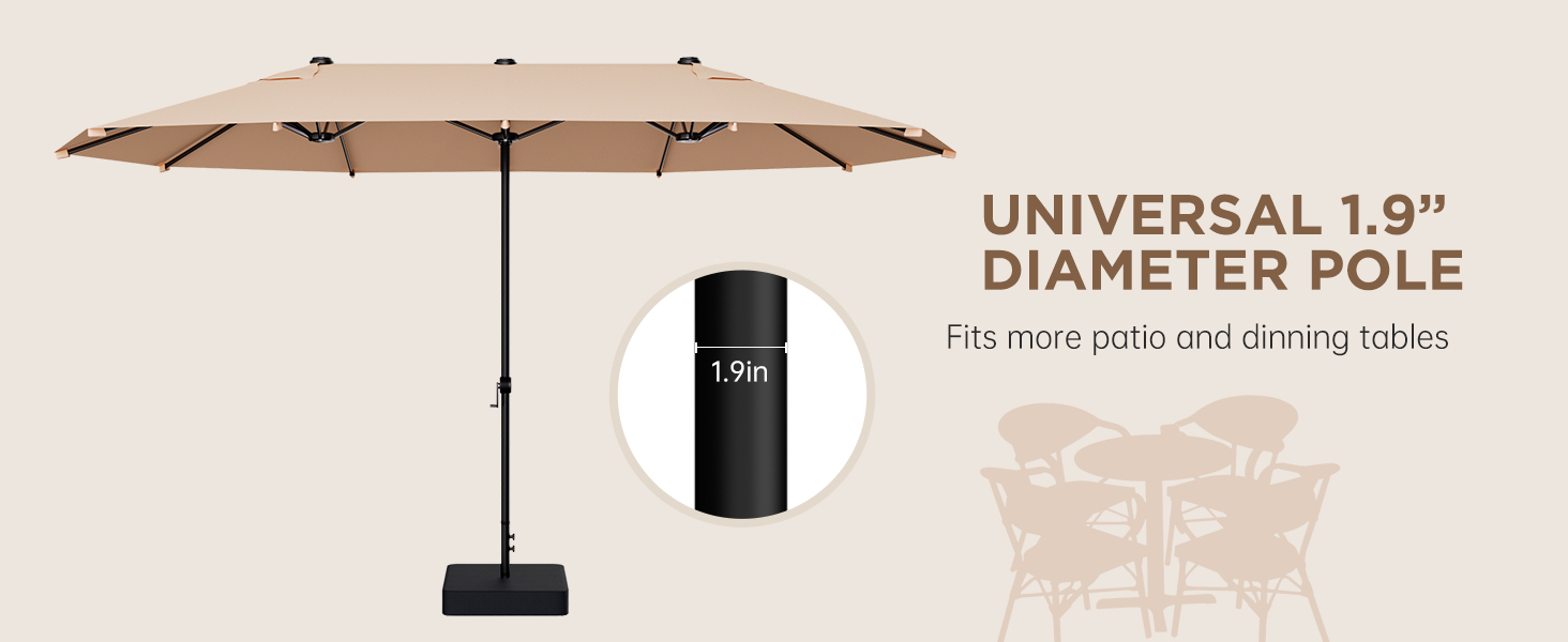 15FT patio umbrella