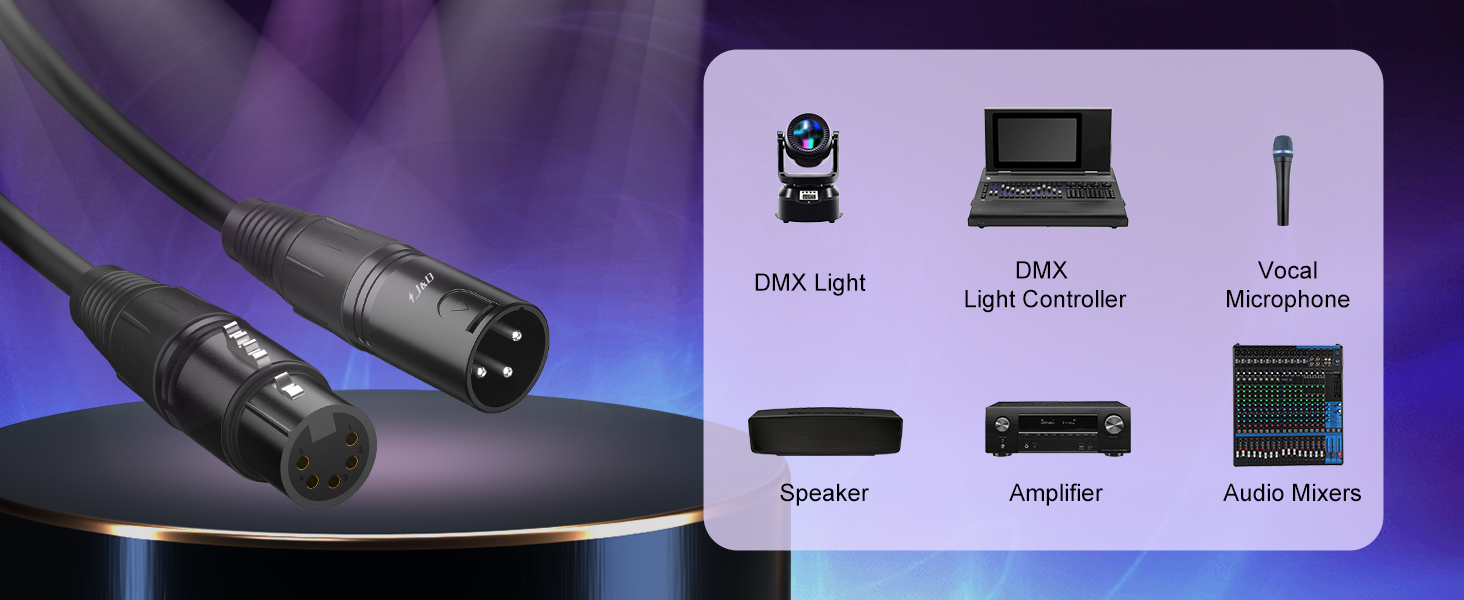 DMX Light,DMX Light Controller,Microphone, Speaker,Amplifier,Audio Mixer