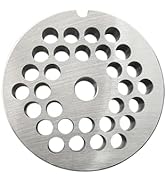 #22 Stainless Steel Meat Grinder Plate Discs Blades Compatible with Meat Grinders,Cutting Disks H...