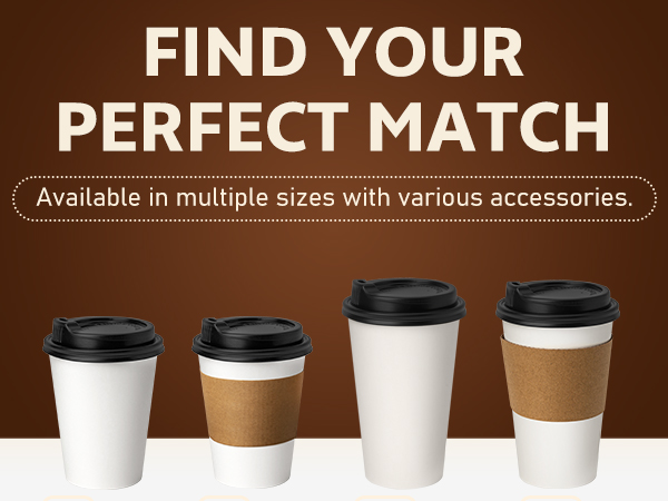 coffee cups with lids