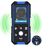 Stud Finder Wall Scanner, Rechargeable Wall Stud Detector with Locating Holes, LED Display and Au...