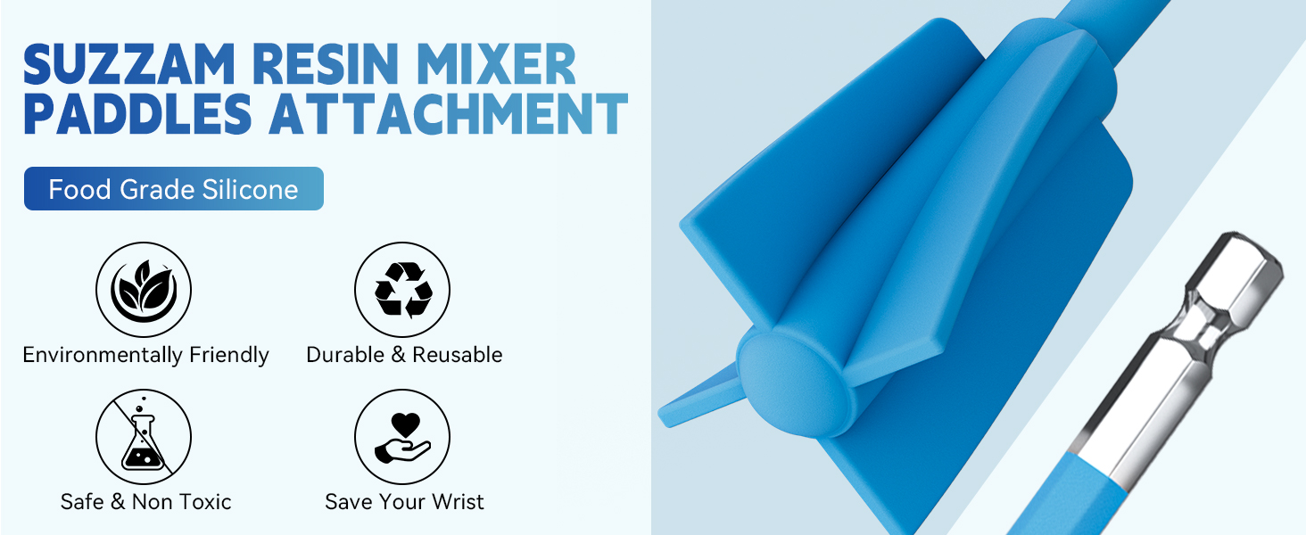 SUZZAM RESIN MIXER PADDLES ATTACHMENT