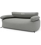 KingCamp Double Inflatable Couch for Camping, Portable Foldable Eco-Friendly Reach-Certified PVC ...