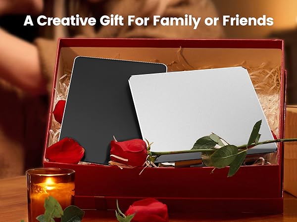 apple mouse pad hard metal mac aluminum magic glass mouse pad imac grey modern gray silver laser