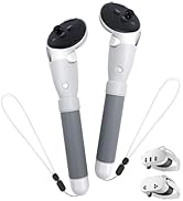 TRANSNOVO Handle Attachment Compatible with Oculus/Meta Quest 3S/Quest 3 Controller Accessories, ...