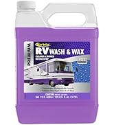 STAR BRITE RV Wash &amp; Wax w/PTEF (71500) One Step Concentrated Cleaner - Gallon, 128 fluid ounce