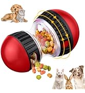OSDUE Dog Food Puzzle Toys, Interactive Treat Dispensing Dog Toys, Adjustable Slow Feeder Ball to...