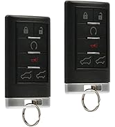 2 fits 2007-2014 Cadillac Escalade Key Fob Keyless Entry Remote (OUC6000066) - Not for Push to Start