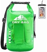 HEETA Waterproof Dry Bag for Women Men, 5L/10L/20L/30L/40L Roll Top Lightweight Dry Storage Bag B...