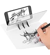 Portable Optical Drawing Board,Tracing Drawing Sketching Tool Stencil Board Copy Pad Mirror Refle...