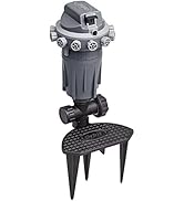Orbit 56805 Precision Arc Gear Drive Sprinkler with Adjustable Knobs, Gray