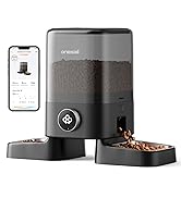 oneisall Automatic Cat Feeder for 2 Cats, 20 Cups/5L Auto Cat Feeder, Automatic Cats Food Dispens...