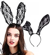 Lace bunny ears for women and girls