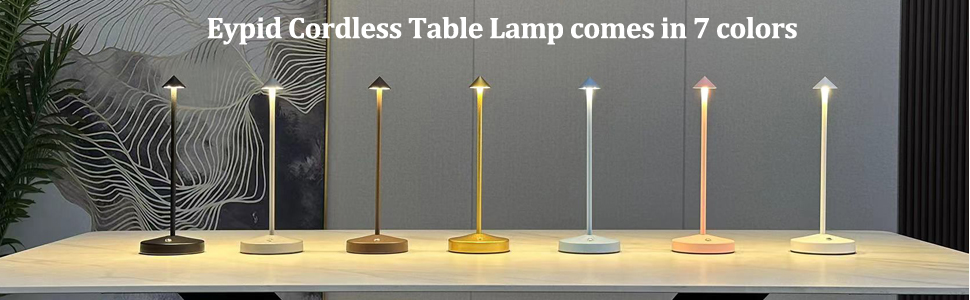 rechargeable table lamps