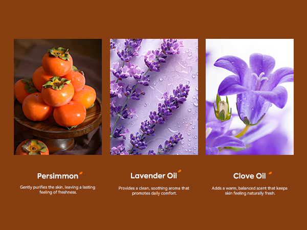 persimmon body wash