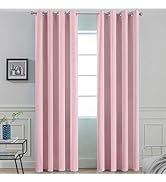 Yakamok Light Blocking Window Blackout Curtains Thermal Insulated Room Darkening Drapes for Bedro...