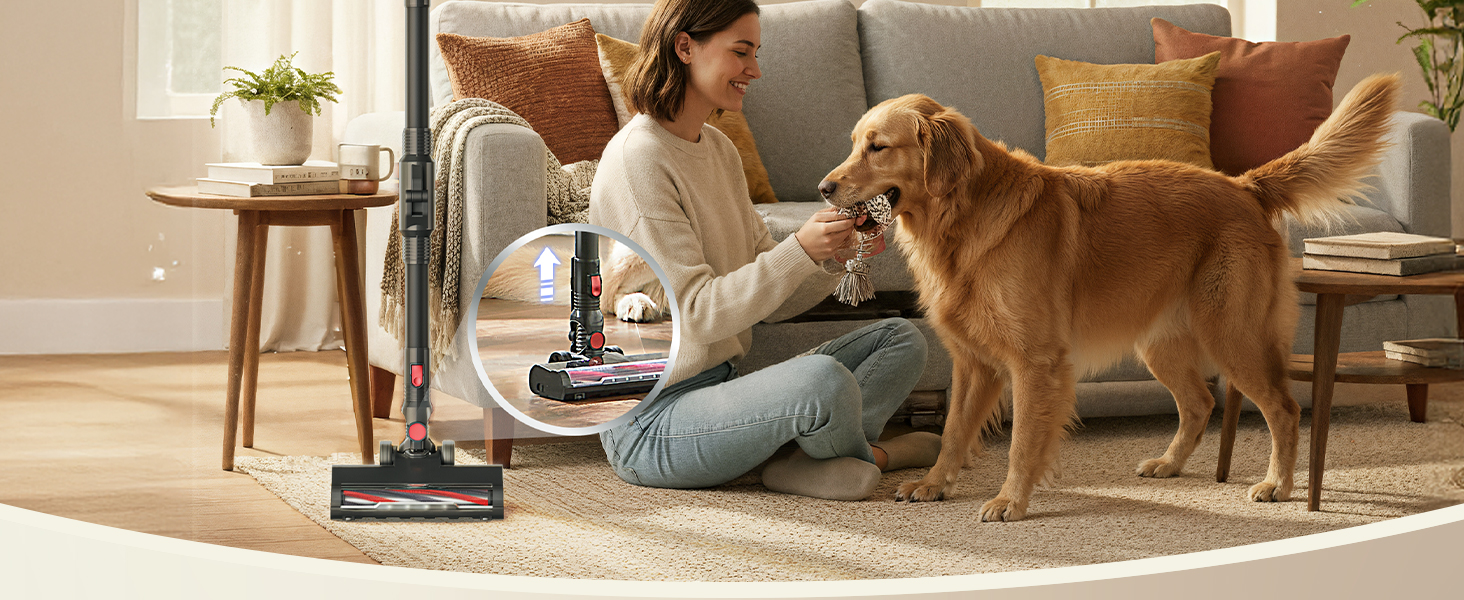 vacuum for all floor, hardwood, low-pile carpets, and tiles