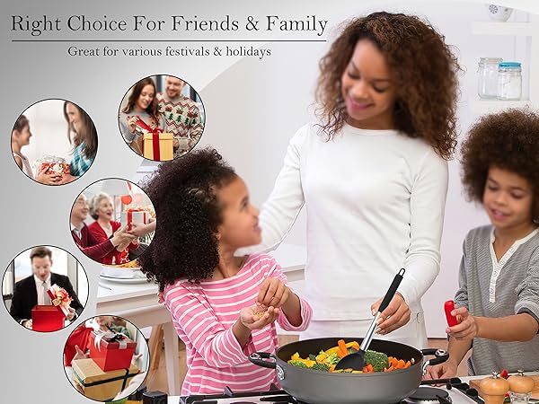 Black Cooking Utensil Set of 4
