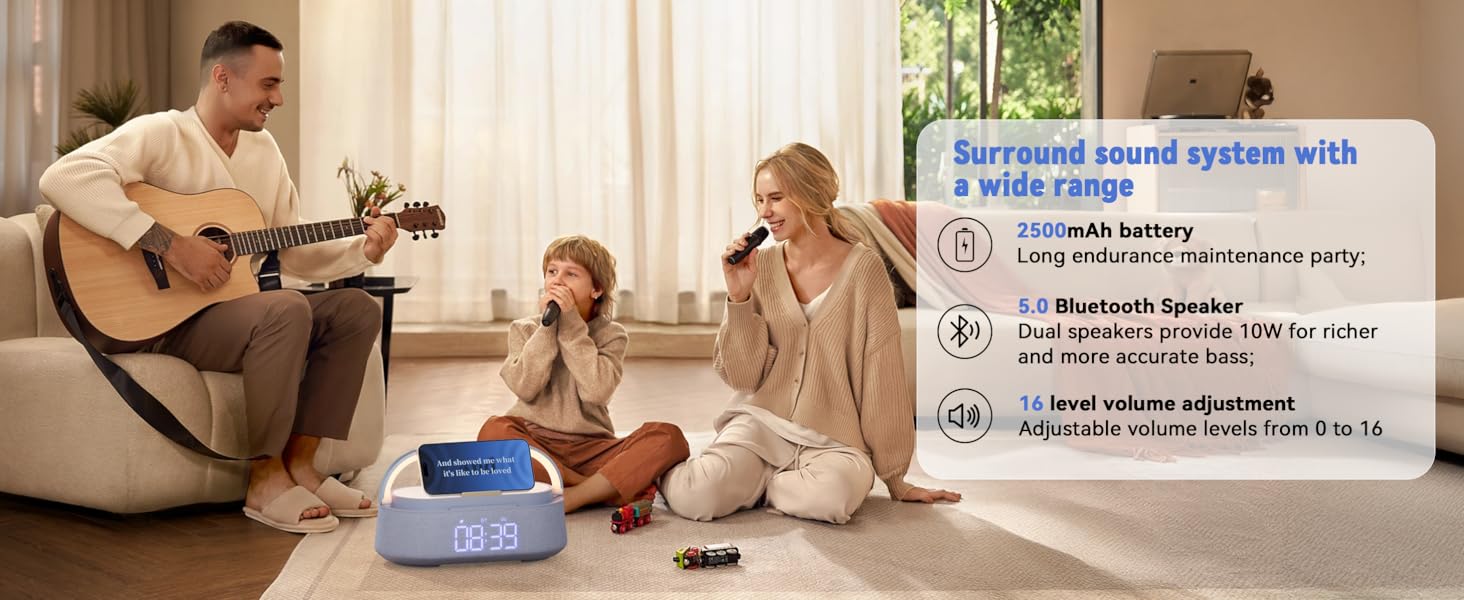 Bluetooth Speaker with alarm clock