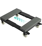Heavy Duty Furniture Moving Dolly - Adjustable Furniture Movers with 4 Swivel Casters Wheels, Sma...