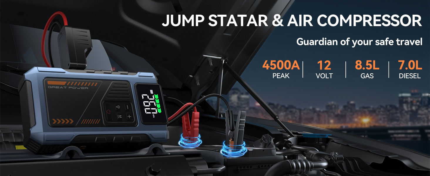 jump starter with air compressor