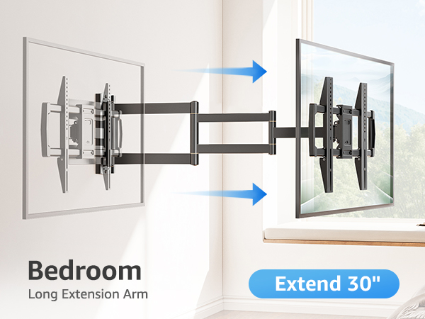 full motion tv mount 65 inch+