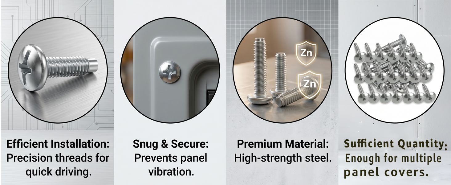electrical panel cover screws replacement