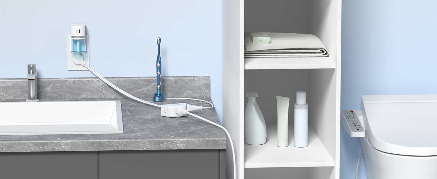 flat plug extension cord