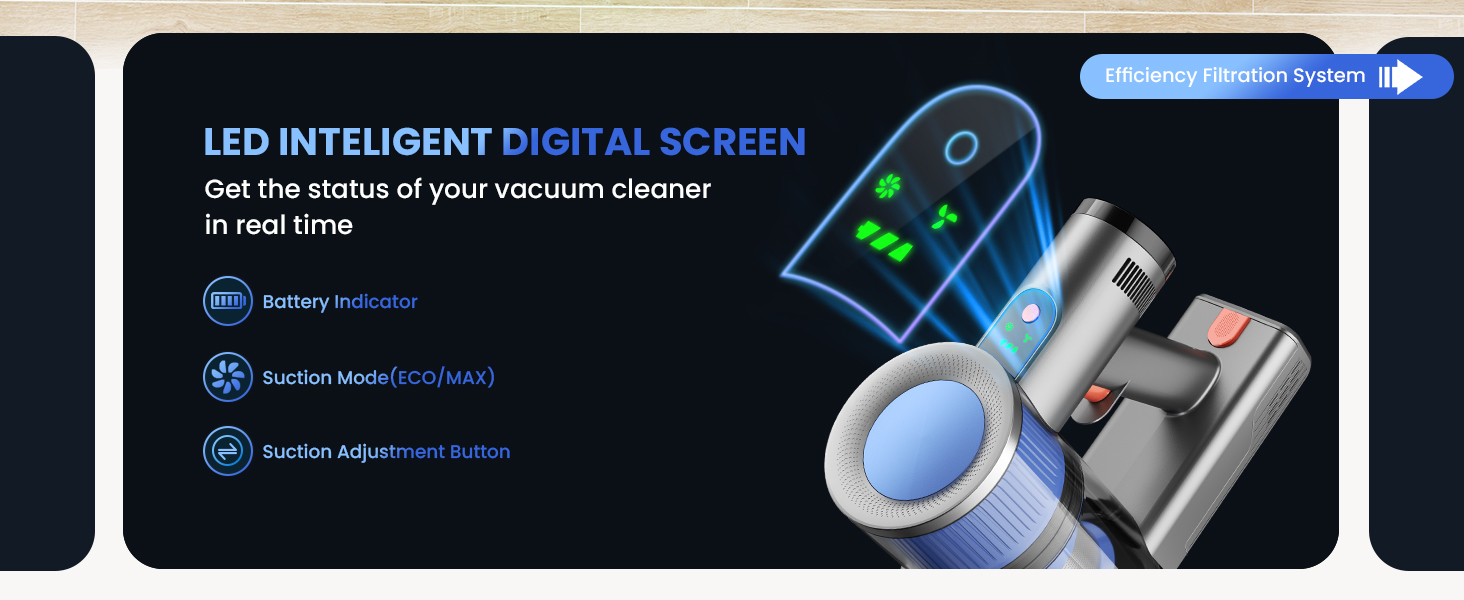 Cordless stick vacuum cleaner