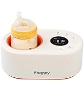 Phanpy Water-Free Bottle Warmer, 12-in-1 Multifuntion Fast Baby Bottle Warmer for Breastmilk, Bot...