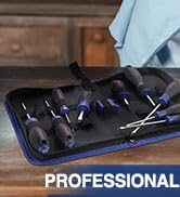 WORKPRO 10-Piece Magnetic Screwdriver Set with Pouch, Phillips, Slotted, Flat Head Screwdriver In...