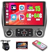 Realdio 4+64GB Android 15 for Chevrolet Camaro 2010-2015 Car Radio Carplay Android Auto, Stereo w...