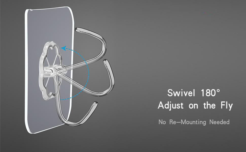 Swivel 180°Adjust on the Fly